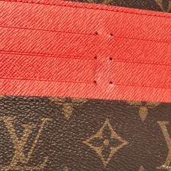 Louis Vuitton Cherry Epi Leather and Monogram Canvas Marie-Lou Long Wallet