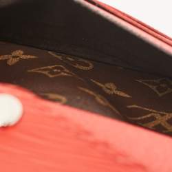 Louis Vuitton Cherry Epi Leather and Monogram Canvas Marie-Lou Long Wallet