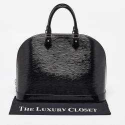 Louis Vuitton Black Electric Epi Leather Alma GM Bag