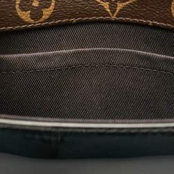 Pre Owned Louis Vuitton Black Vernis Leather and Monogram Canvas Cherrywood BB Bag