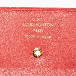 Louis Vuitton Orange Alligator Leather Vivienne LV Long Wallet