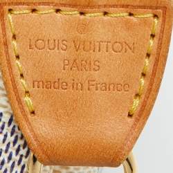 Pre Owned Louis Vuitton Damier Azur Canvas Mini Pochette Accessoires