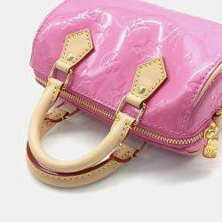 Pre Owned Louis Vuitton Vernis Nano Speedy bag