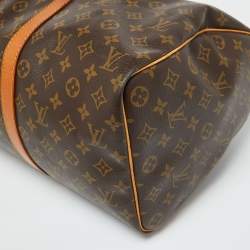 Louis Vuitton Monogram Canvas Keepall Bandoulière 45 Bag