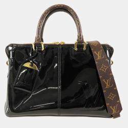 Louis Vuitton Black/Brown Vernis Miroir Tote Bag