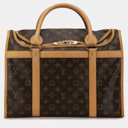 Louis Vuitton Brown Monogram Canvas Sac Chien 40 Pet Carrier