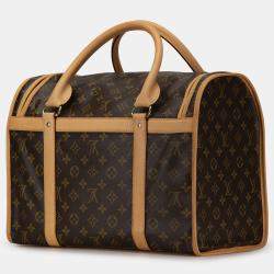 Louis Vuitton Brown Monogram Canvas Sac Chien 40 Pet Carrier