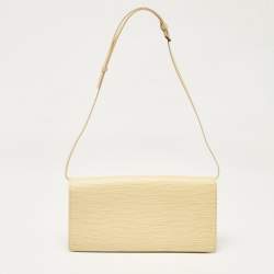 Louis Vuitton Vanilla Epi Leather Honfleur Clutch Bag