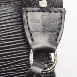 Pre Owned Louis Vuitton Black Epi Leather Pochette Accessoires Bag