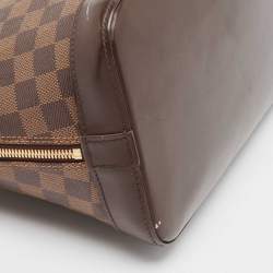 Pre Owned Louis Vuitton Damier Ebene Canvas Alma PM Bag