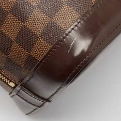 Pre Owned Louis Vuitton Damier Ebene Canvas Alma PM Bag