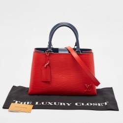 Louis Vuitton Red Epi Leather Kleber PM Bag