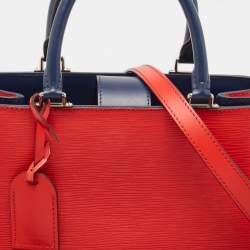 Louis Vuitton Red Epi Leather Kleber PM Bag