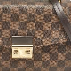 Pre Owned Louis Vuitton Damier Ebene Canvas Croisette Bag