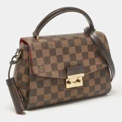 Pre Owned Louis Vuitton Damier Ebene Canvas Croisette Bag
