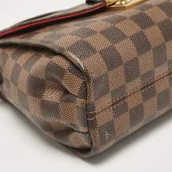 Pre Owned Louis Vuitton Damier Ebene Canvas Croisette Bag
