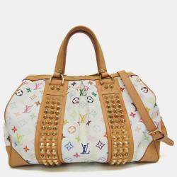 Louis Vuitton x Takashi Murakami Multicolor Coated Canvas Monogram  Courtney MM Satchel Bag