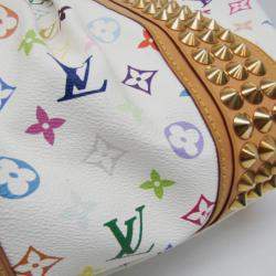 Louis Vuitton x Takashi Murakami Multicolor Coated Canvas Monogram  Courtney MM Satchel Bag