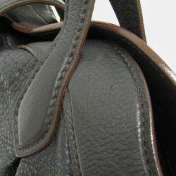 Louis Vuitton Noir Mahina Leather PM Cirrus Satchel Bag