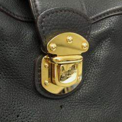 Louis Vuitton Noir Mahina Leather PM Cirrus Satchel Bag