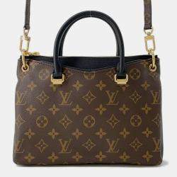 Pre Owned Louis Vuitton Noir Monogram Pallas BB Bag