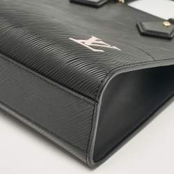 Pre Owned Louis Vuitton Black Epi Leather Sac Plat BB Bag