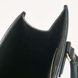 Pre Owned Louis Vuitton Black Epi Leather Sac Plat BB Bag