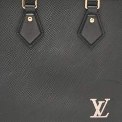 Pre Owned Louis Vuitton Black Epi Leather Sac Plat BB Bag