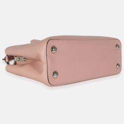 Louis Vuitton Pink Taurillon Capucines BB Top Handle Bags