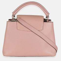 Louis Vuitton Pink Taurillon Capucines BB Top Handle Bags