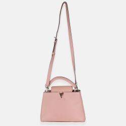 Louis Vuitton Pink Taurillon Capucines BB Top Handle Bags