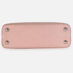 Louis Vuitton Pink Taurillon Capucines BB Top Handle Bags