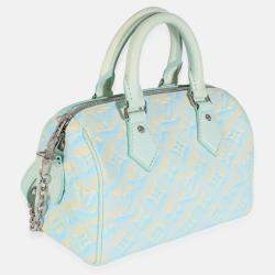 Louis Vuitton Water Green Empreinte Monogram Summer Stardust Speedy 20 Satchel Bag