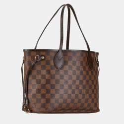 Louis Vuitton Brown Damier Ebene Canvas Neverfull PM Tote Bag