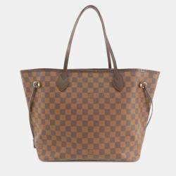 Louis Vuitton Brown Canvas MM Neverfull Tote Bag