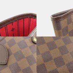 Louis Vuitton Brown Canvas MM Neverfull Tote Bag