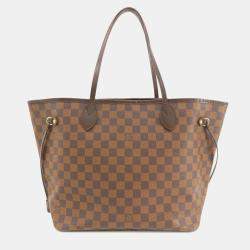 Louis Vuitton Brown Canvas MM Neverfull Tote Bag