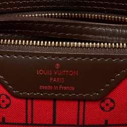 Louis Vuitton Damier Ebene Canvas Neverfull MM Bag