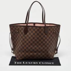 Louis Vuitton Damier Ebene Canvas Neverfull MM Bag