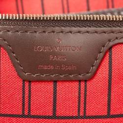 Louis Vuitton Damier Ebene Canvas Neverfull MM Bag