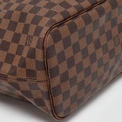 Louis Vuitton Damier Ebene Canvas Neverfull MM Bag