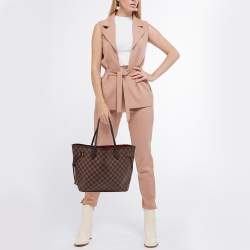 Louis Vuitton Damier Ebene Canvas Neverfull MM Bag