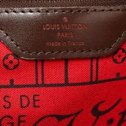 Louis Vuitton Damier Ebene Canvas Neverfull MM Bag