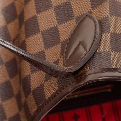 Louis Vuitton Damier Ebene Canvas Neverfull MM Bag