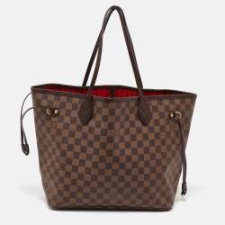 Louis Vuitton Damier Ebene Canvas Neverfull MM Bag