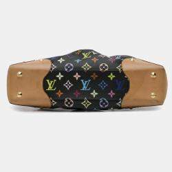  Louis Vuitton Black Monogram Multicolore Judy MM Bag