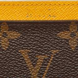 Louis Vuitton Yellow Monogram Canvas Card Holder