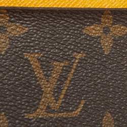 Louis Vuitton Yellow Monogram Canvas Card Holder