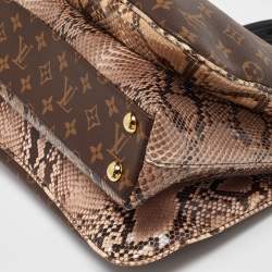 Pre Owned Louis Vuitton Monogram Canvas Python Millefeuille Bag