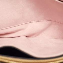 Pre Owned Louis Vuitton Monogram Canvas Python Millefeuille Bag